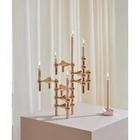 Kép 2/2 - NAGEL gyertyatartó - rose gold 