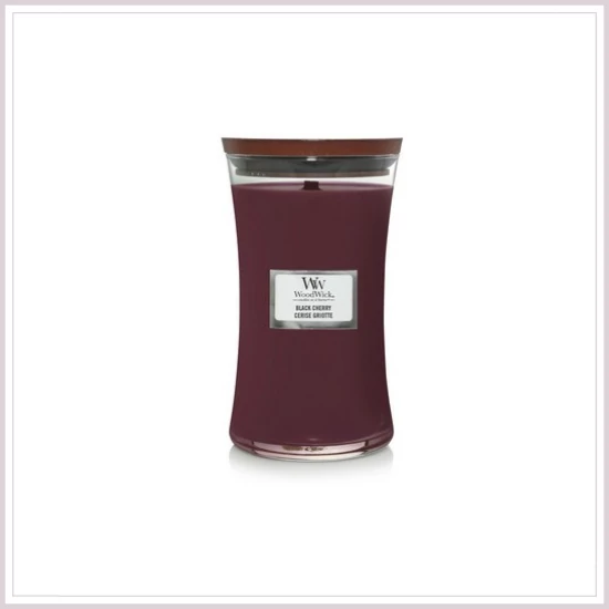 WOODWICK illatgyertya Black Cherry nagy