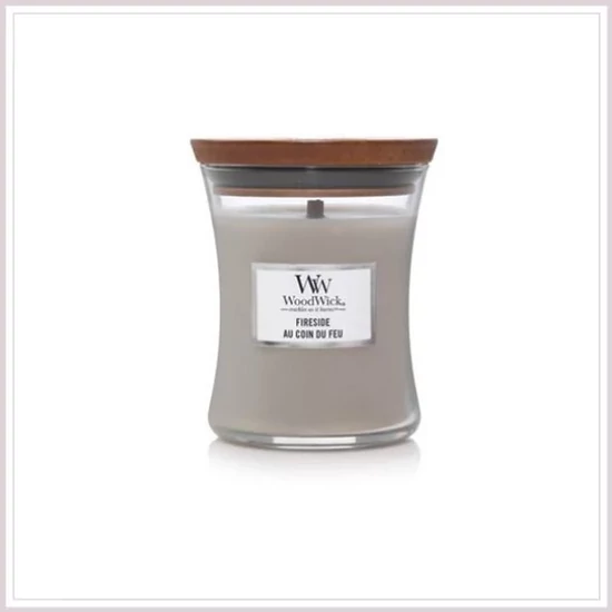 WOODWICK illatgyertya Fireside kicsi