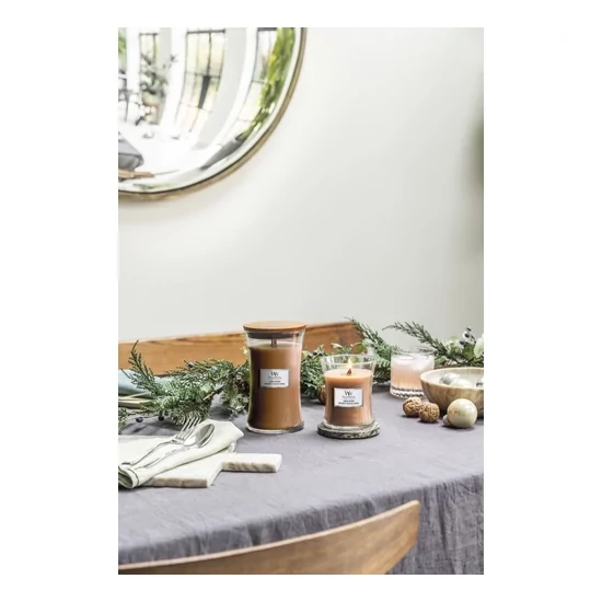 WOODWICK illatgyertya Santal Myrrh kicsi