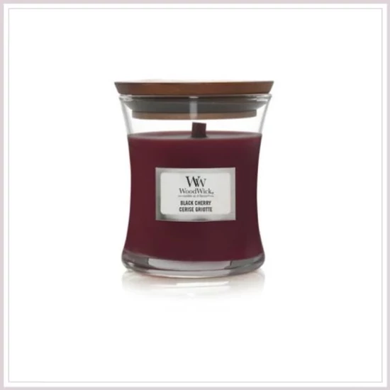 WOODWICK illatgyertya Black Cherry kicsi