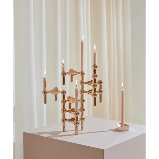 NAGEL gyertyatartó - rose gold 